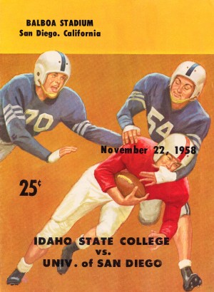 1958 Idaho State Bengals vs. San Diego Pioneers | Row 1