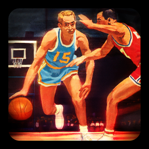 1959 Vintage Basketball Art 