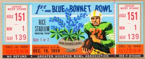 1959 First Bluebonnet Bowl Clemson Win