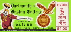 1959 Boston College vs. Dartmouth