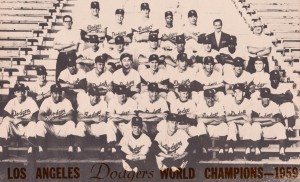 1959 Los Angeles Dodgers Team Photo