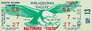 1959 Philadelphia Eagles vs. Baltimore Colts