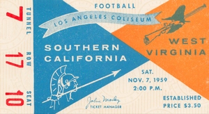 1959 USC vs. West Virginia