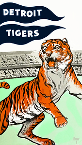 1959 Detroit Tigers Art