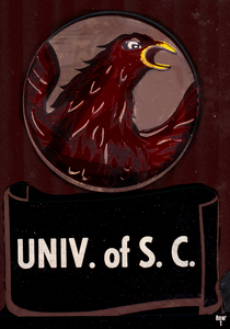 1959 South Carolina Gamecock Art