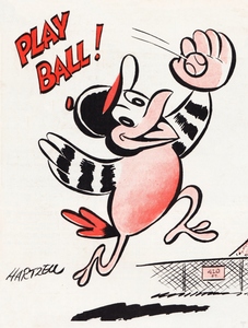 1960 Baltimore Orioles Art by James Hartzell