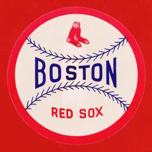 1960 Vintage Boston Red Sox Art 