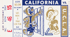1960 California Bears vs. UCLA Bruins