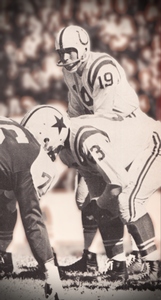 1960 Johnny Unitas Baltimore Colts Art