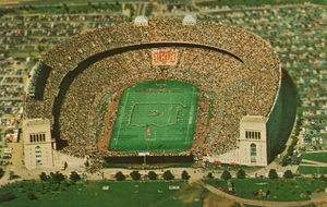 Vintage Ohio Stadium 3D Art