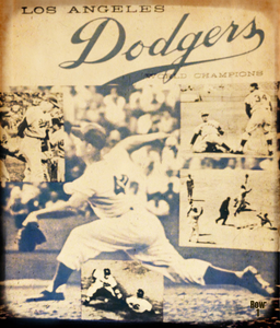 1960 LA Dodgers Old Viewfinder Slide Art