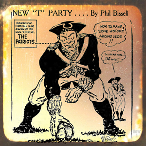 1960 Boston Patriots Cartoon Art