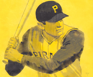 1960 Pittsburgh Pirates Baseball Art Remix