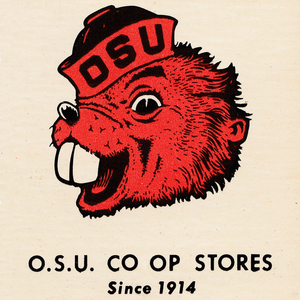 Vintage Sixties Oregon State Beaver Art | Row 1