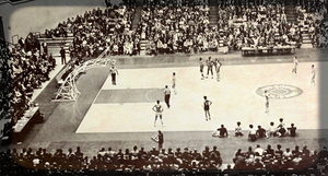 1960s memphis state basketball game art