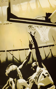 1960s Purdue Basketball Art