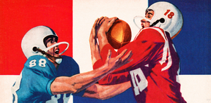 1961 Vintage Football Art Print