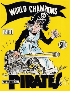 1961 Pittsburgh Pirates Art Jack Berger Sr.
