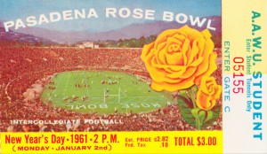 1961 Rose Bowl Washington Win
