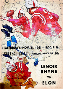 1961 Elon Phoenix Football Cover Art