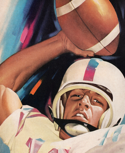 1961 Football Quarterback Art
