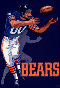 1962 Chicago Bears Retro Remix Art