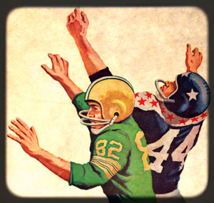 1962 Football Viewfinder Art