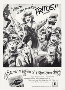 1962 Fritos Corn Chips Ad