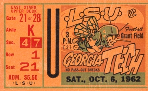 1962 Georgia Tech vs. Louisiana State University