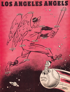 1962 Los Angeles Angels Karl Hubenthal Art