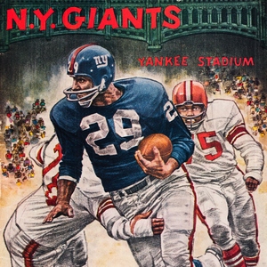 1962 Robert Riger New York Giants Art