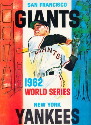 1962 world series program san francisco giants art print