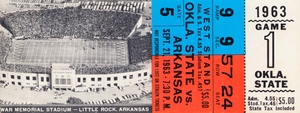 1963 Arkansas Razorbacks vs. Oklahoma State Cowboys