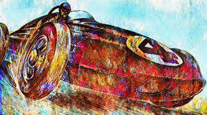 1963 Auto Racing Art