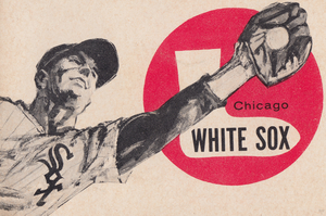 Vintage Chicago White Sox Art Metal Sign