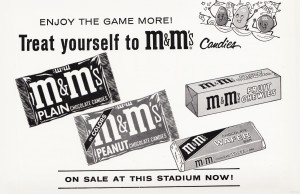 1963 MM Candy Advertisement Poster