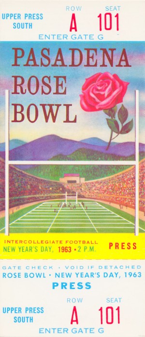 1963 Rose Bowl USC Win