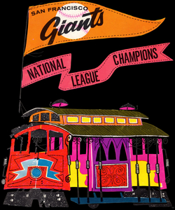 1963 San Francisco Giants Street Car Art