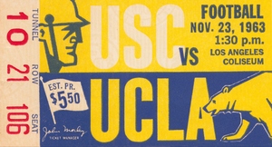 1963 USC Trojans vs. UCLA Bruins