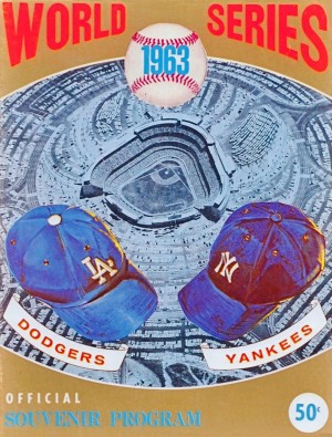 1963 World Series Program 