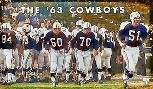 1963 Dallas Cowboys Football Viewfinder Art