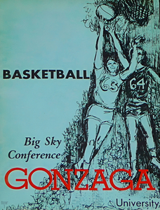 1963 gonzaga basketball art