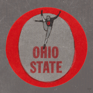 1963 Ohio State Buckeyes Football Ticket Stub Art