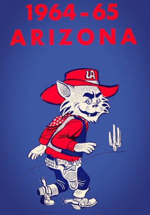 1964 Arizona Wildcat Art