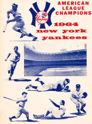 1964 new york yankees american league champions poster