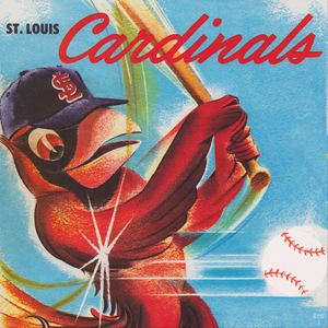 1964 St. Louis Cardinals Scorecard Remix Art