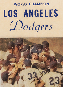 LA Dodgers World Champions Art