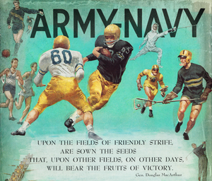 1965 Army Navy Sports Poster
