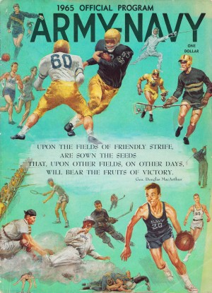 1965 Army vs. Navy Football Program