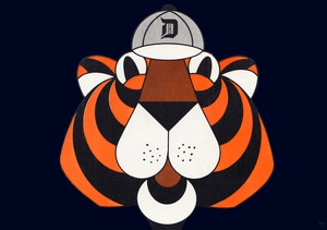 1965 Detroit Tigers Vintage Remix Art